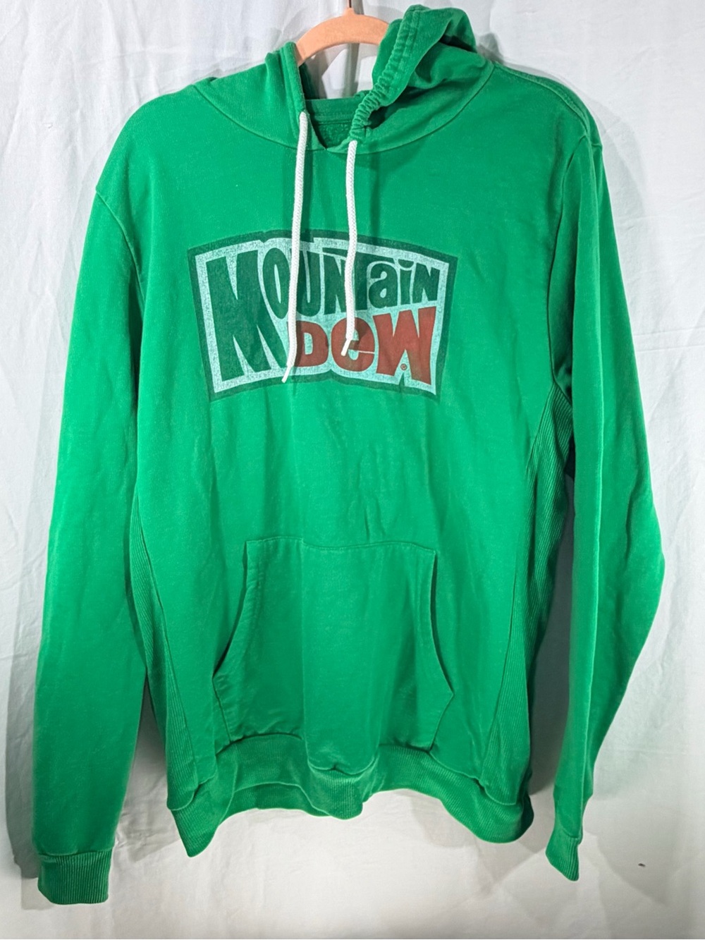 Mountain Dew Green Pullover Hoodie with Front Logo